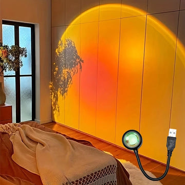 The faux sunset projector