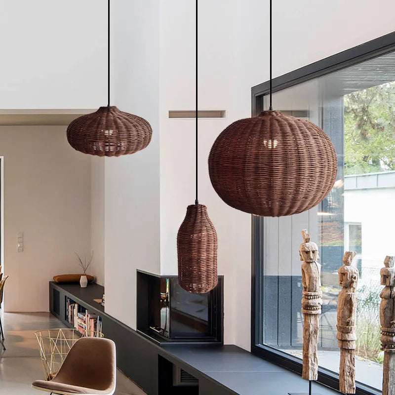 The Braided Wood Light Shade