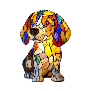 Decorative Animal Table Lamp - Tiffany Style Mosaic for Interior